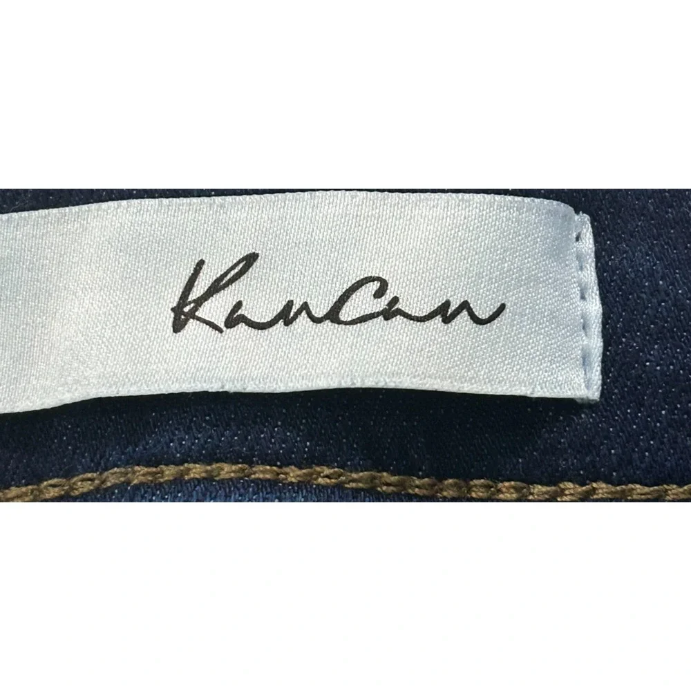 Kancan Estilo Jeans Junior Womens 9/28 Blue Hi Rise Dark Wash Ankle Actual 29X29